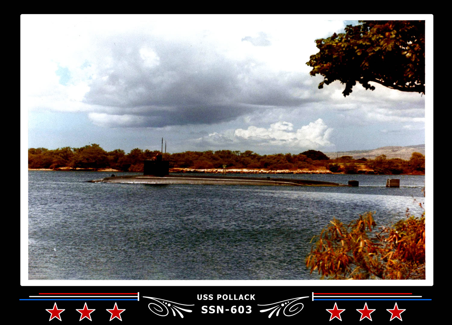 USS Pollack SSN-603 Canvas Photo Print
