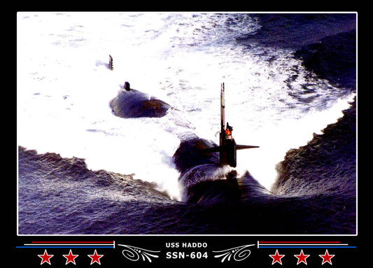 USS Haddo SSN-604 Canvas Photo Print