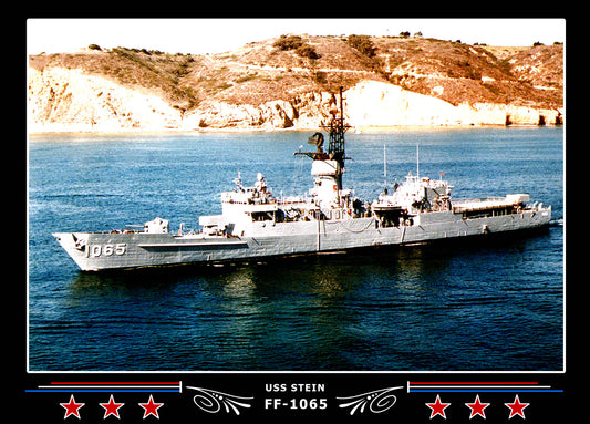 USS Stein FF-1065 Canvas Photo Print