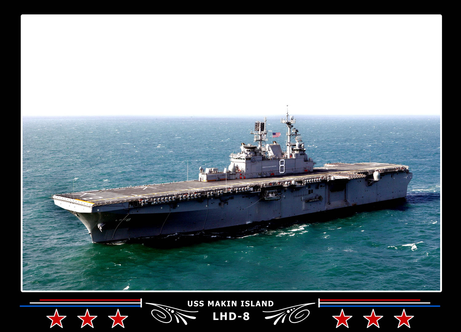 USS Makin Island LHD8 Canvas Photo Print