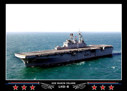 USS Makin Island LHD8 Canvas Photo Print