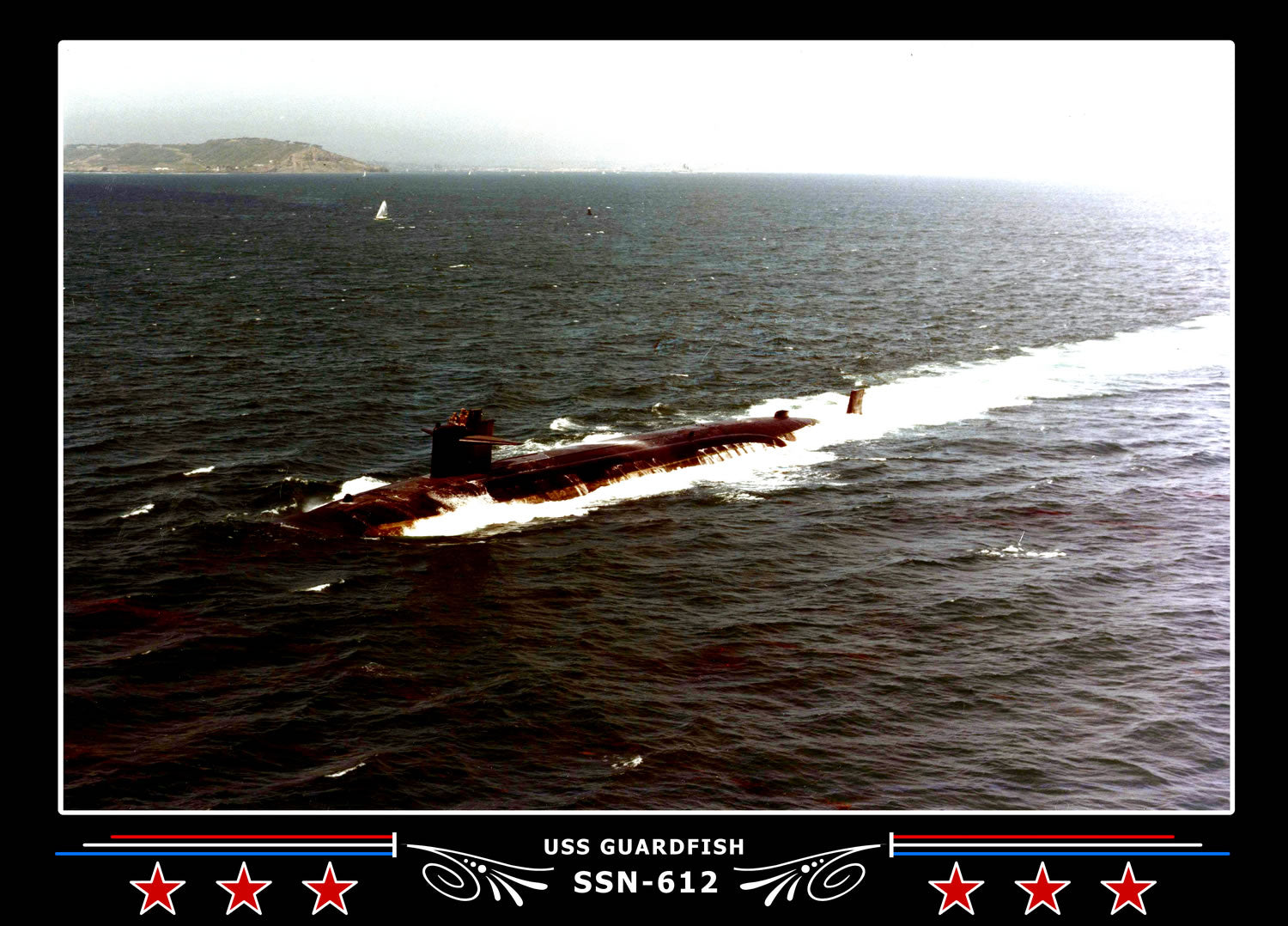USS Guardfish SSN-612 Canvas Photo Print
