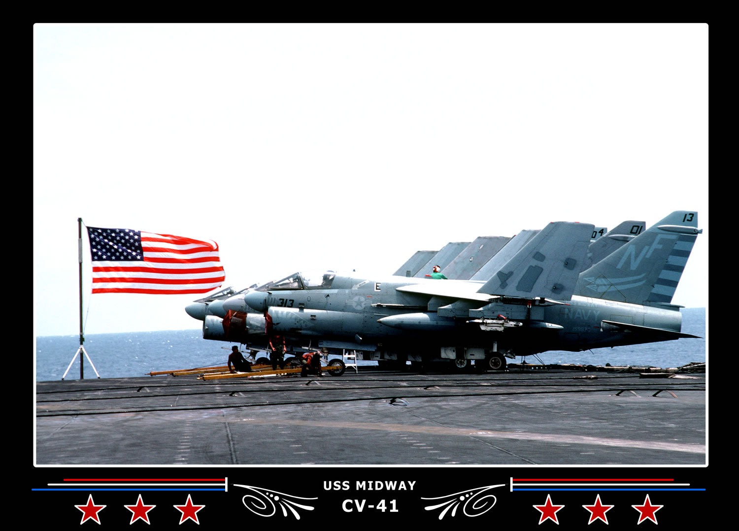 USS Midway CV-41 Canvas Photo Print