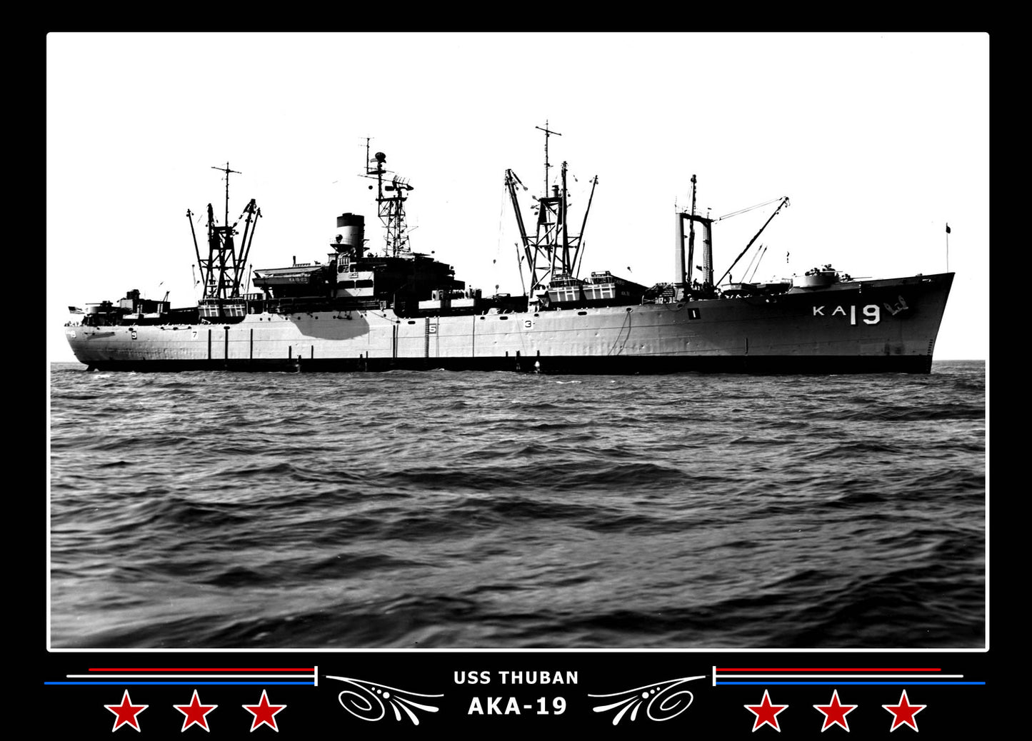 USS Thuban AKA19 Canvas Photo Print