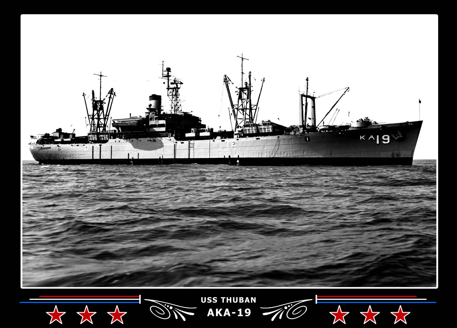 USS Thuban AKA19 Canvas Photo Print