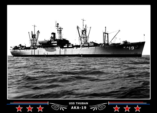 USS Thuban AKA19 Canvas Photo Print