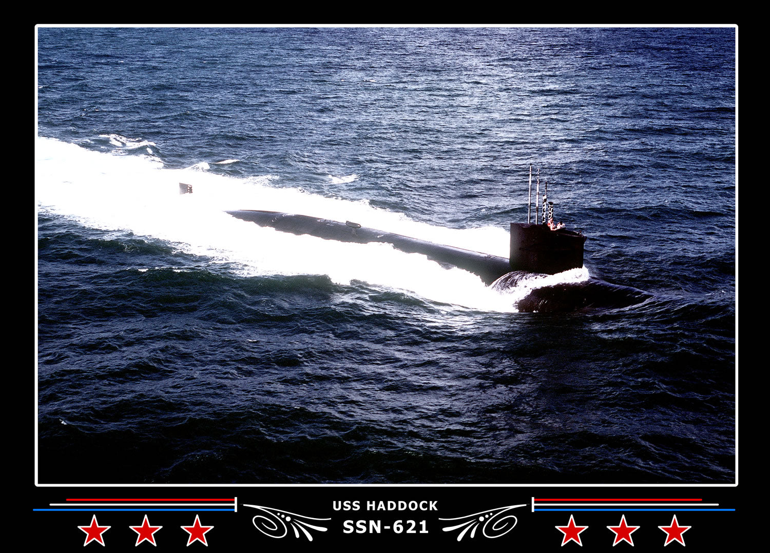 USS Haddock SSN-621 Canvas Photo Print