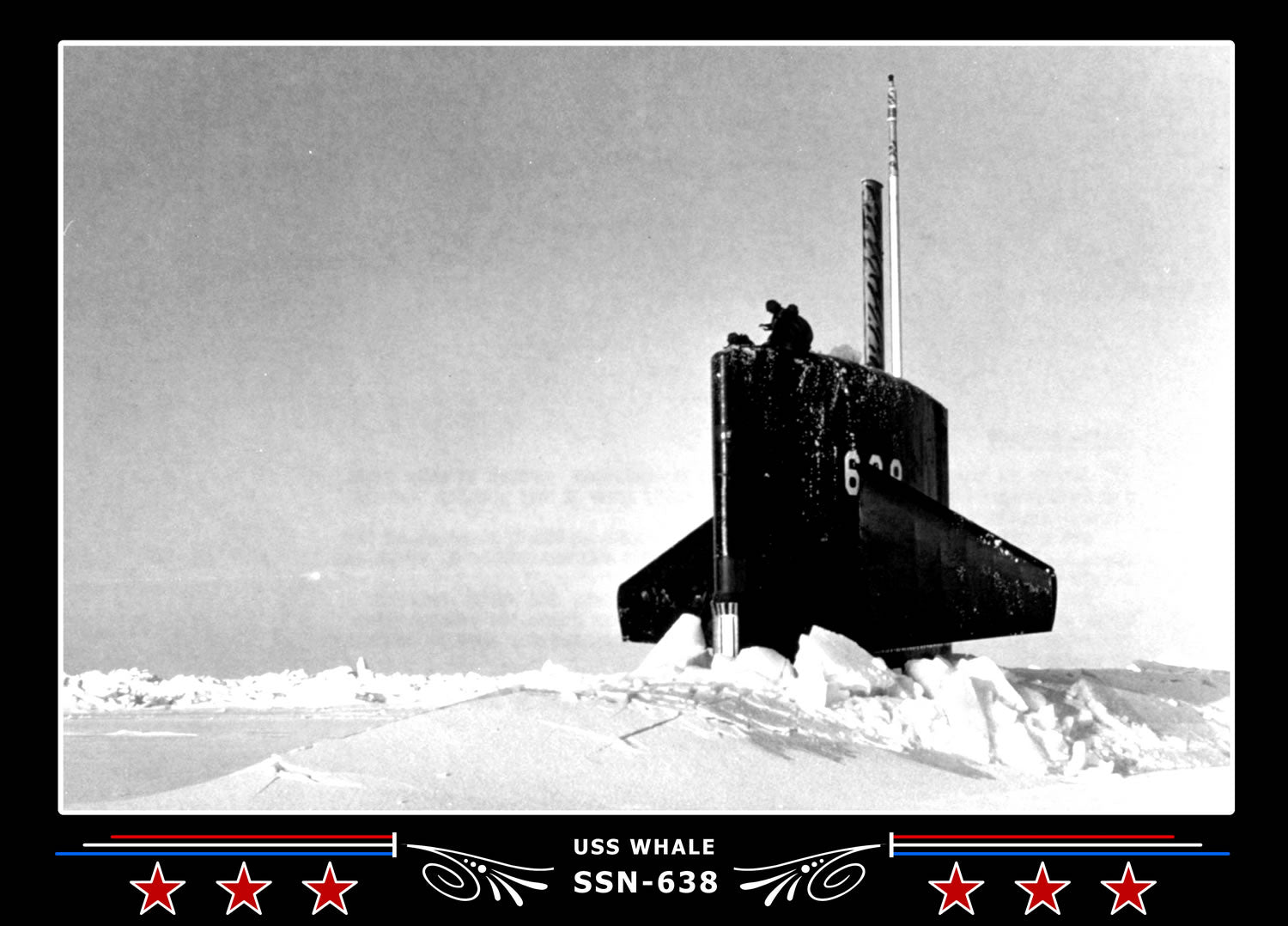 USS Whale SSN-638 Canvas Photo Print