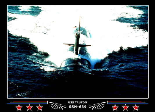 USS Tautog SSN-639 Canvas Photo Print