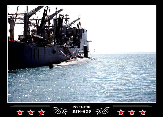USS Tautog SSN-639 Canvas Photo Print