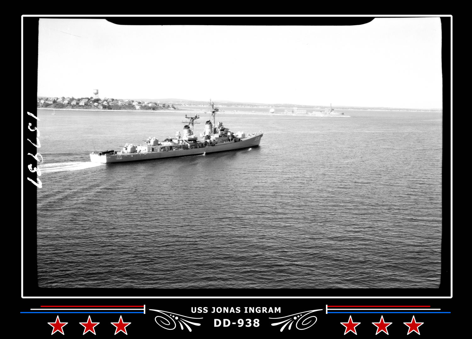 USS Jonas Ingram DD-938 Canvas Photo Print