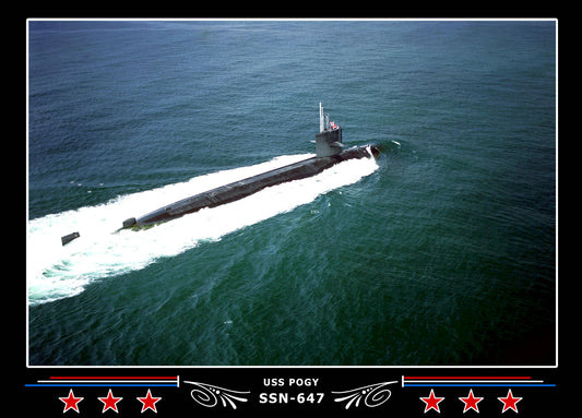 USS Pogy SSN-647 Canvas Photo Print