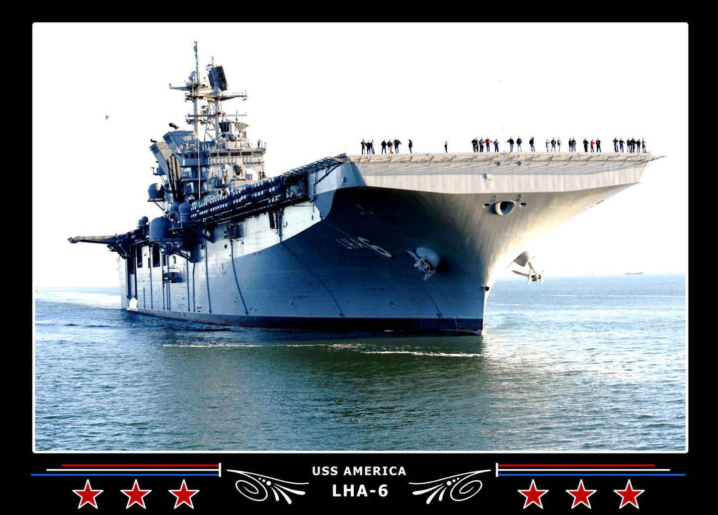 USS America LHA6 Canvas Photo Print