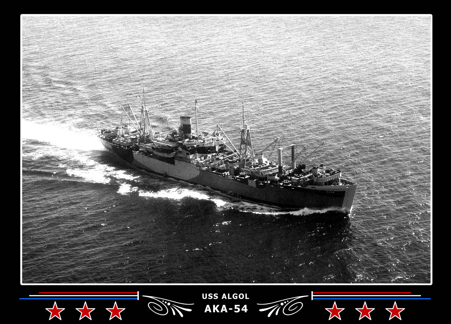 USS Algol AKA54 Canvas Photo Print