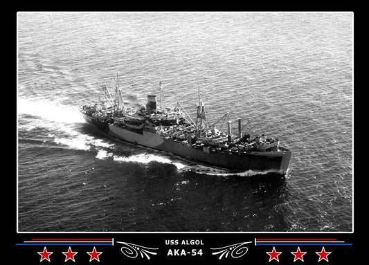 USS Algol AKA54 Canvas Photo Print
