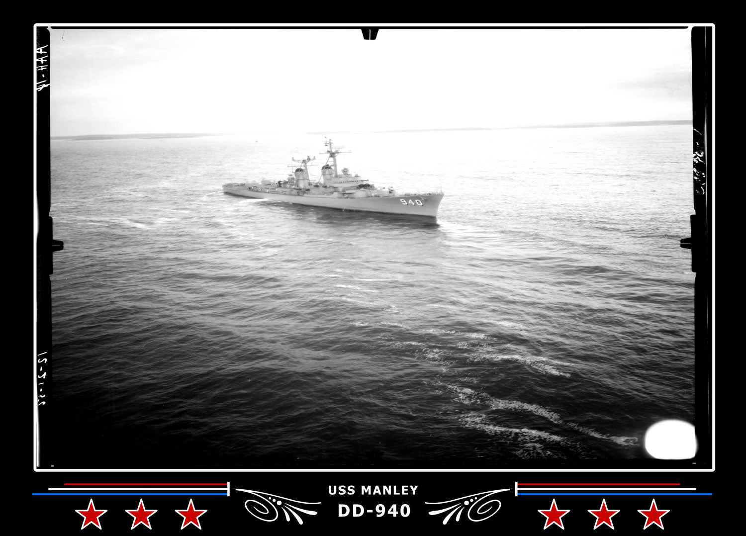USS Manley DD-940 Canvas Photo Print
