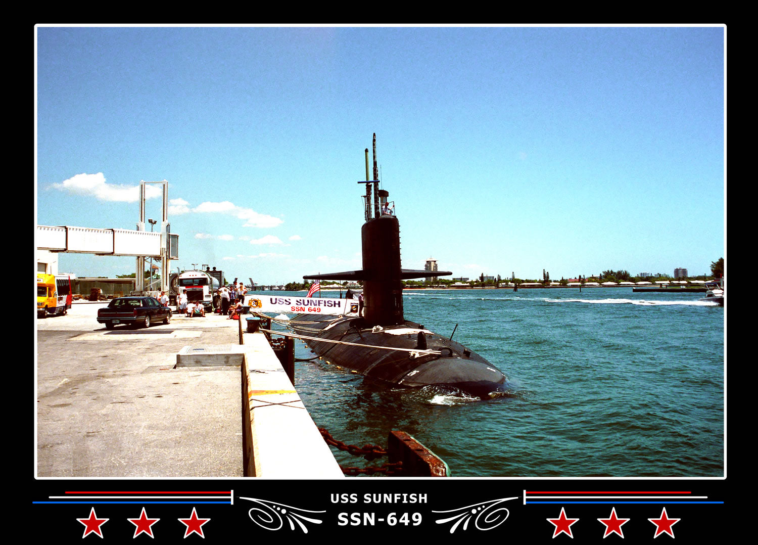 USS Sunfish SSN-649 Canvas Photo Print
