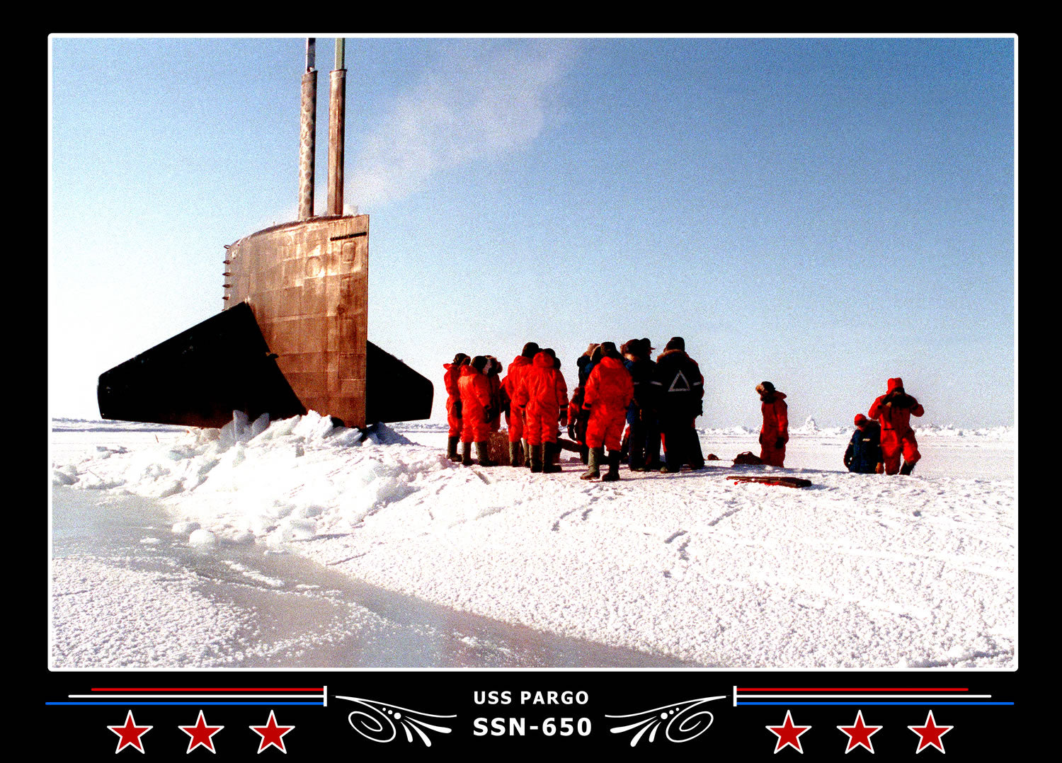 USS Pargo SSN-650 Canvas Photo Print