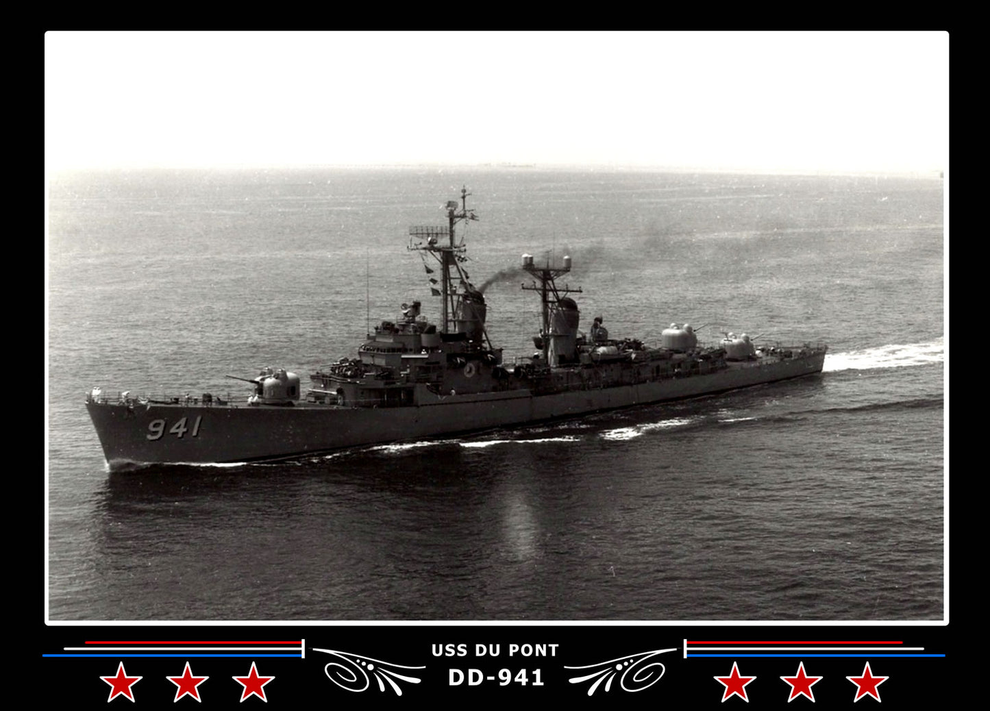 USS Du Pont DD-941 Canvas Photo Print