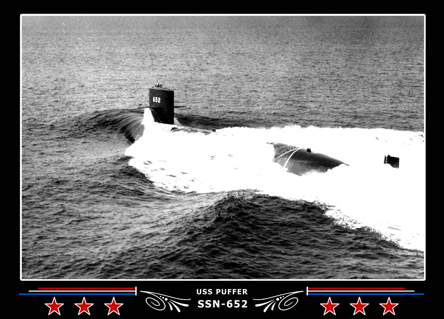 USS Puffer SSN-652 Canvas Photo Print