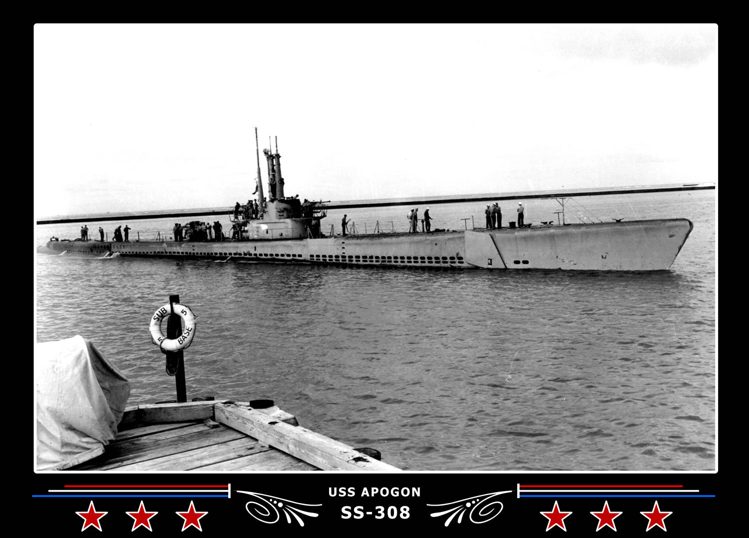 USS Apogon SS-308 Canvas Photo Print