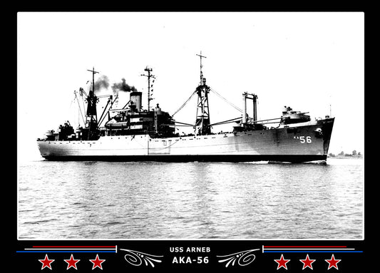 USS Arneb AKA56 Canvas Photo Print