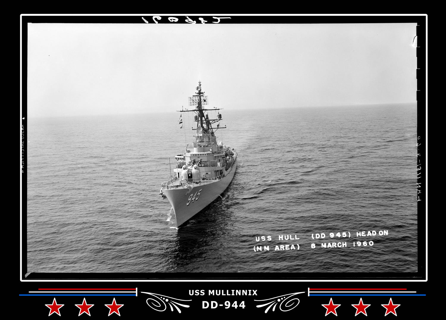 USS Mullinnix DD-944 Canvas Photo Print