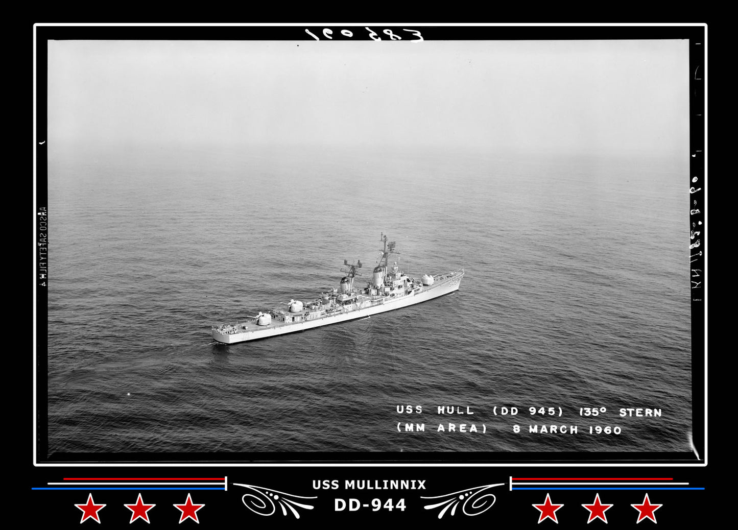 USS Mullinnix DD-944 Canvas Photo Print