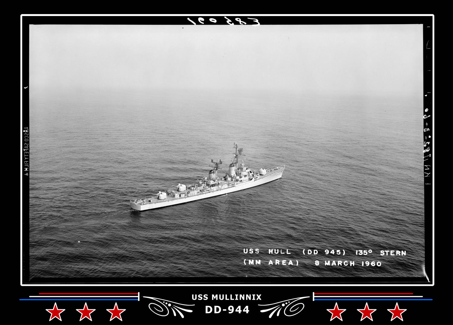 USS Mullinnix DD-944 Canvas Photo Print