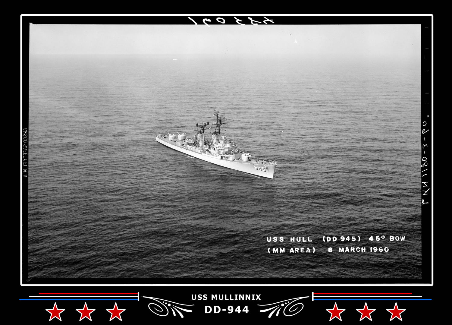 USS Mullinnix DD-944 Canvas Photo Print
