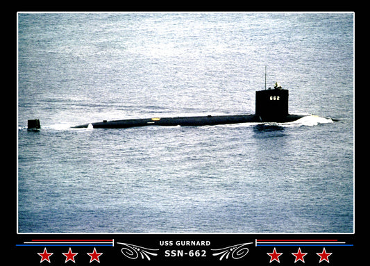 USS Gurnard SSN-662 Canvas Photo Print