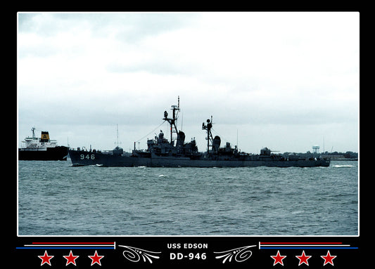 USS Edson DD-946 Canvas Photo Print