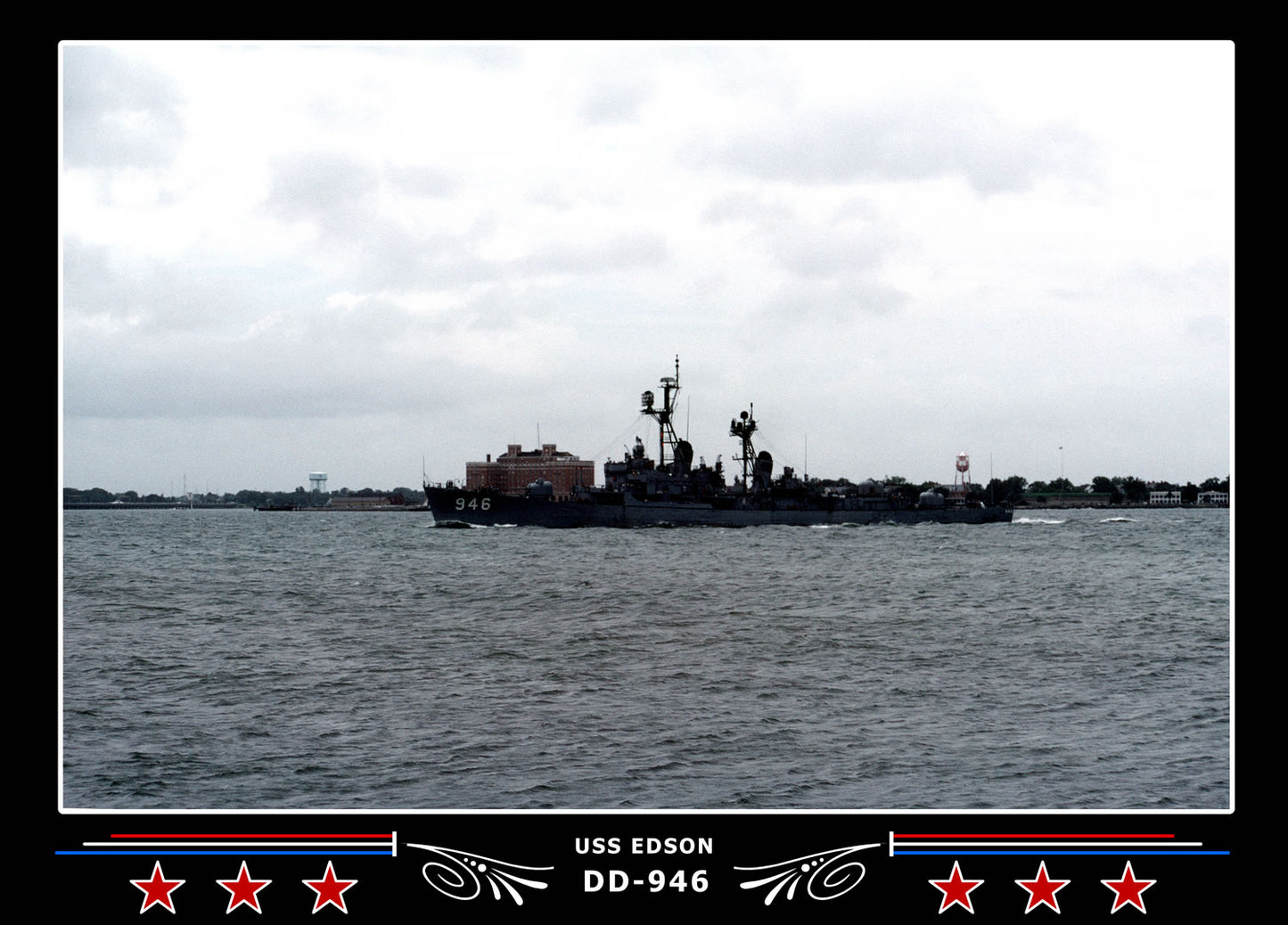 USS Edson DD-946 Canvas Photo Print