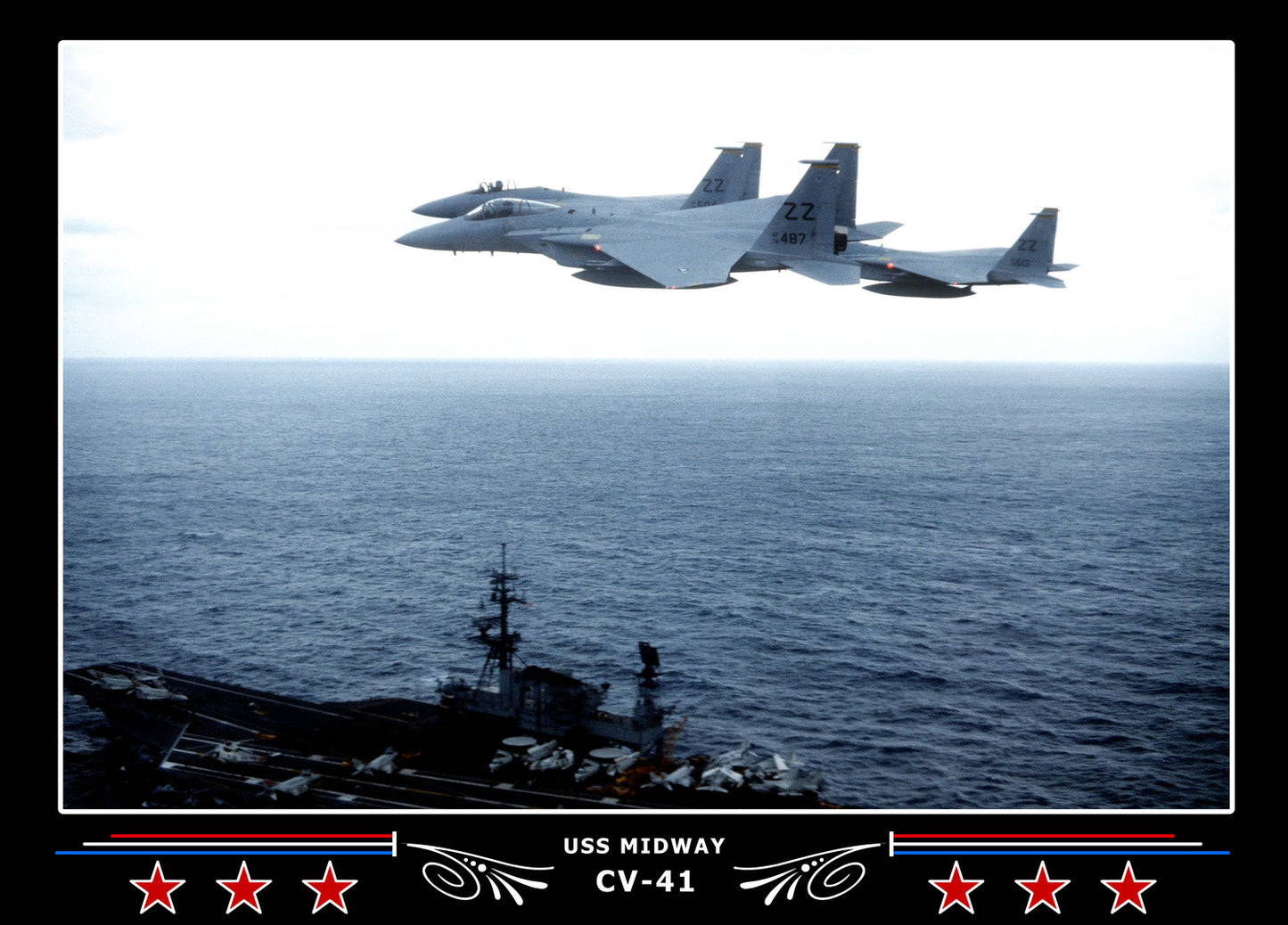 USS Midway CV-41 Canvas Photo Print