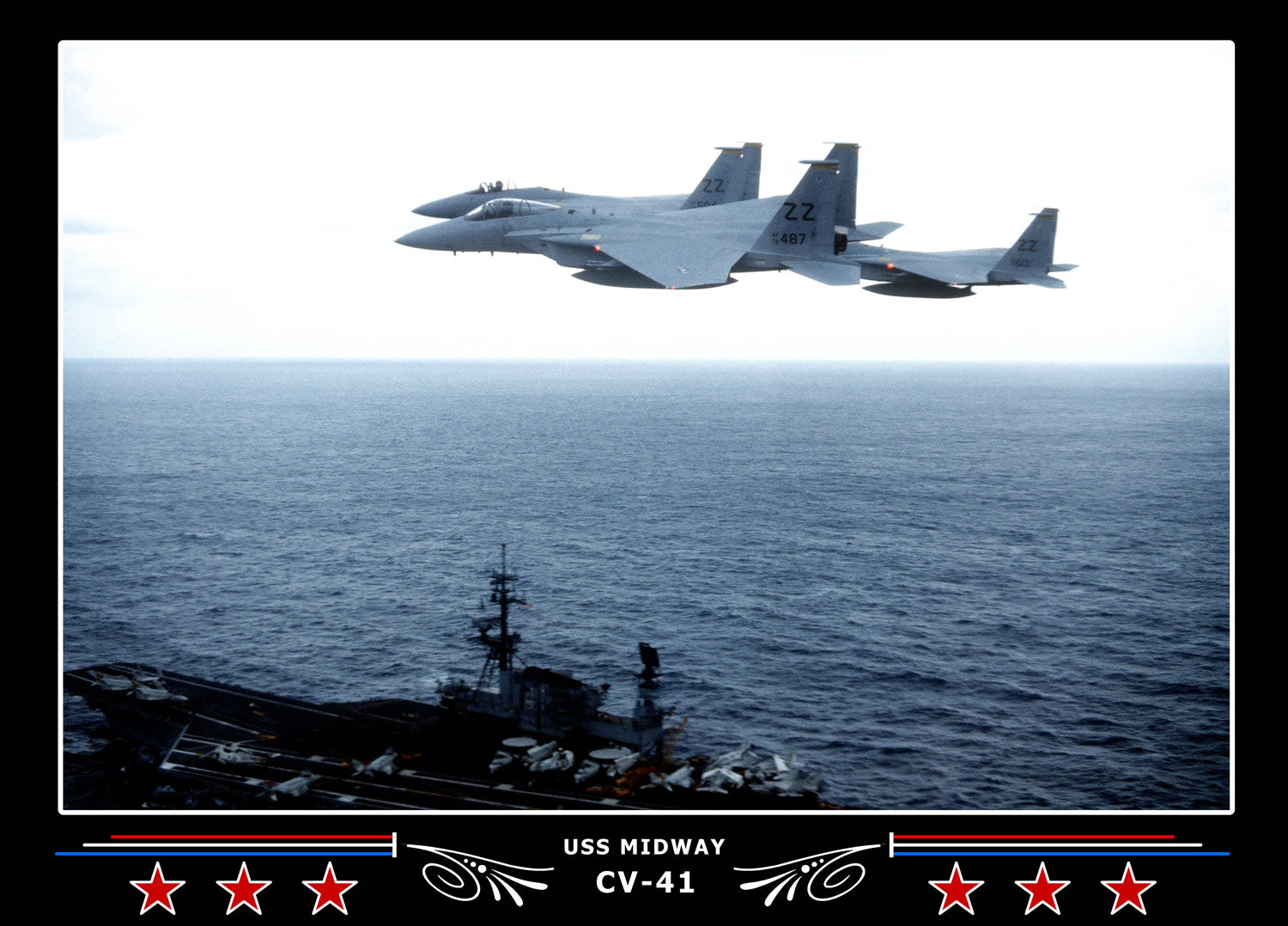 USS Midway CV-41 Canvas Photo Print