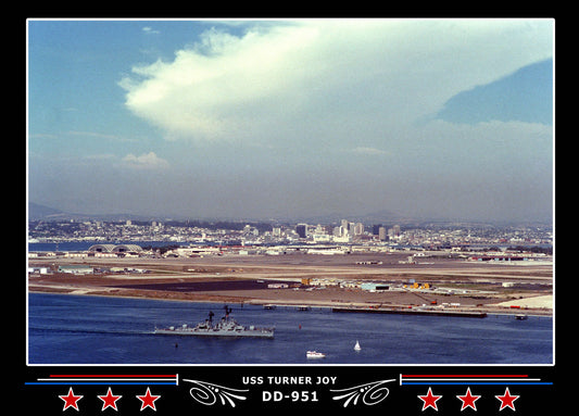 USS Turner Joy DD-951 Canvas Photo Print