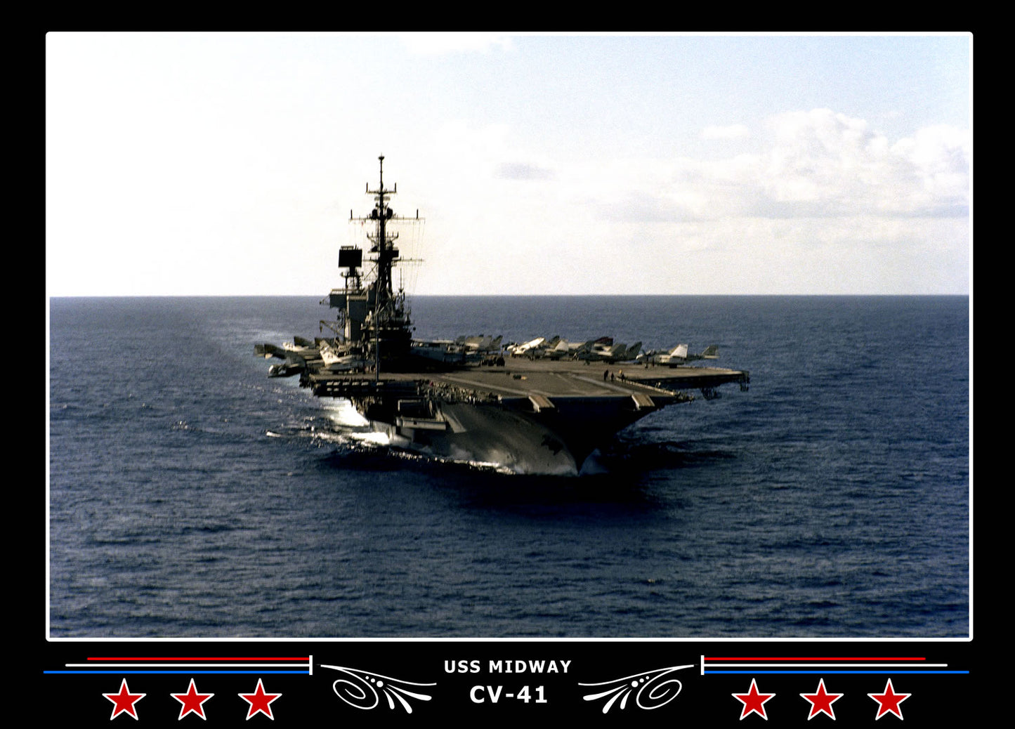 USS Midway CV-41 Canvas Photo Print