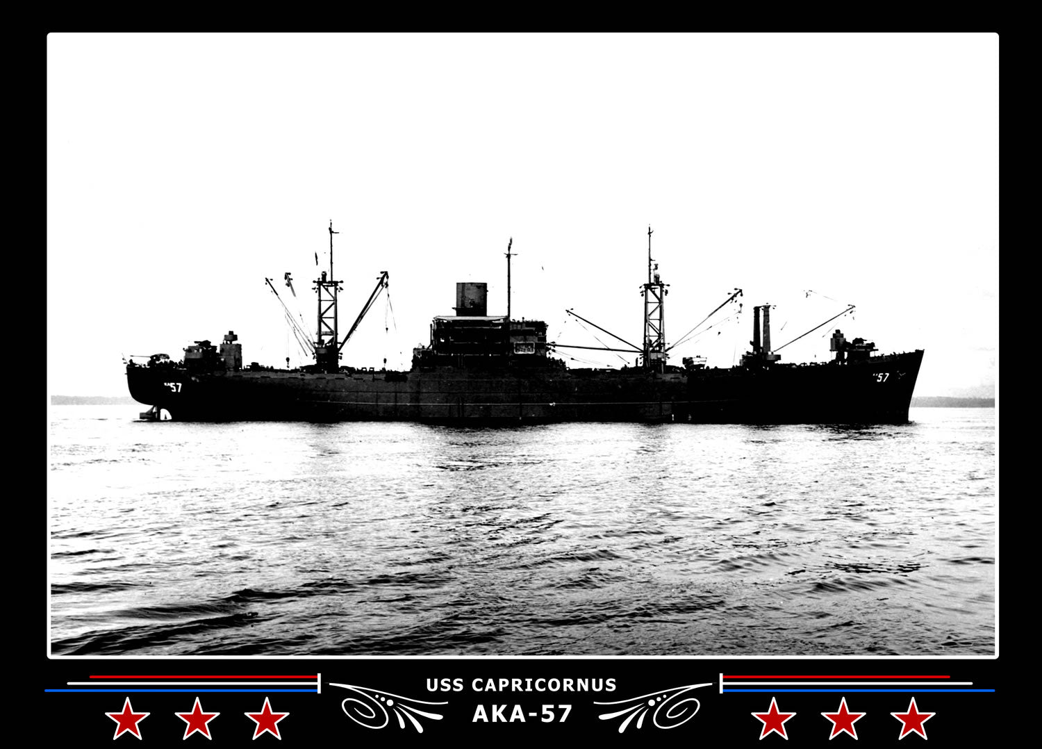USS Capricornus AKA57 Canvas Photo Print