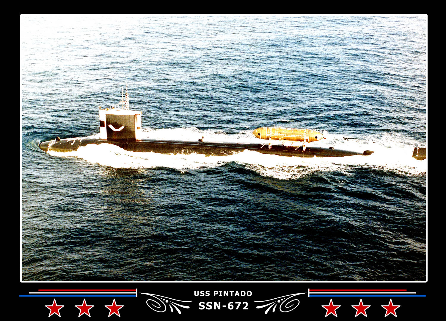USS Pintado SSN-672 Canvas Photo Print