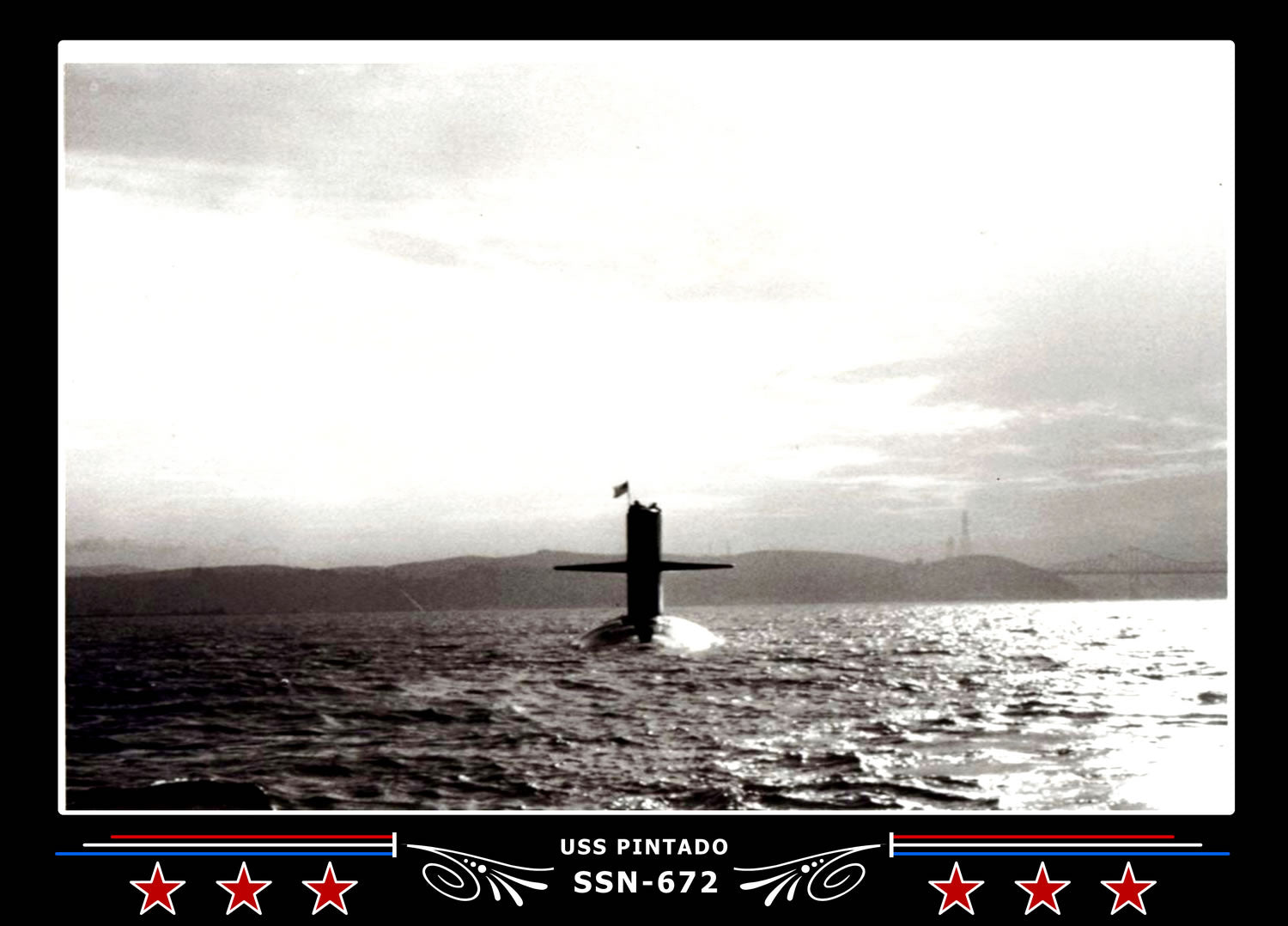 USS Pintado SSN-672 Canvas Photo Print