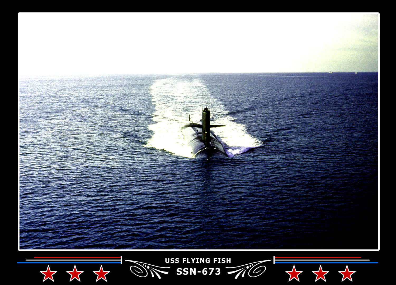 USS Flying Fish SSN-673 Canvas Photo Print