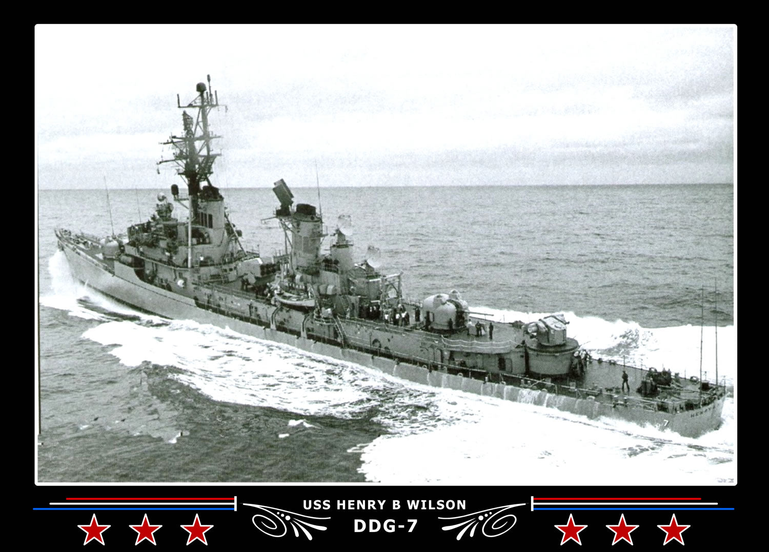 USS Henry B Wilson DDG-7 Canvas Photo Print