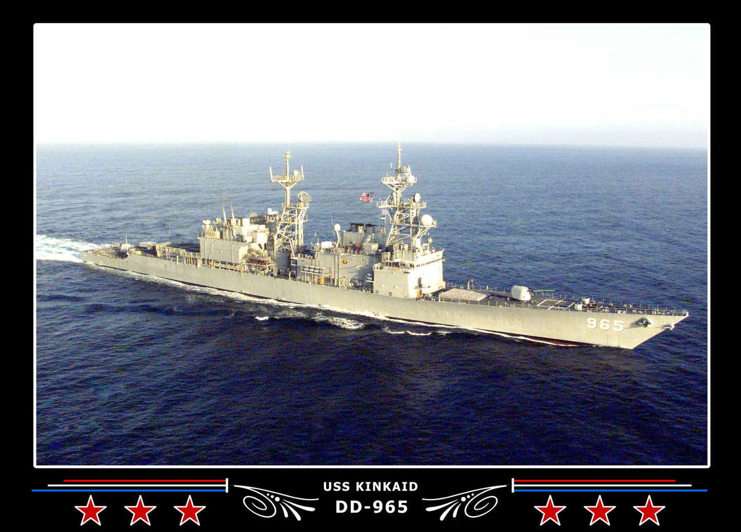 USS Kinkaid DD-965 Canvas Photo Print