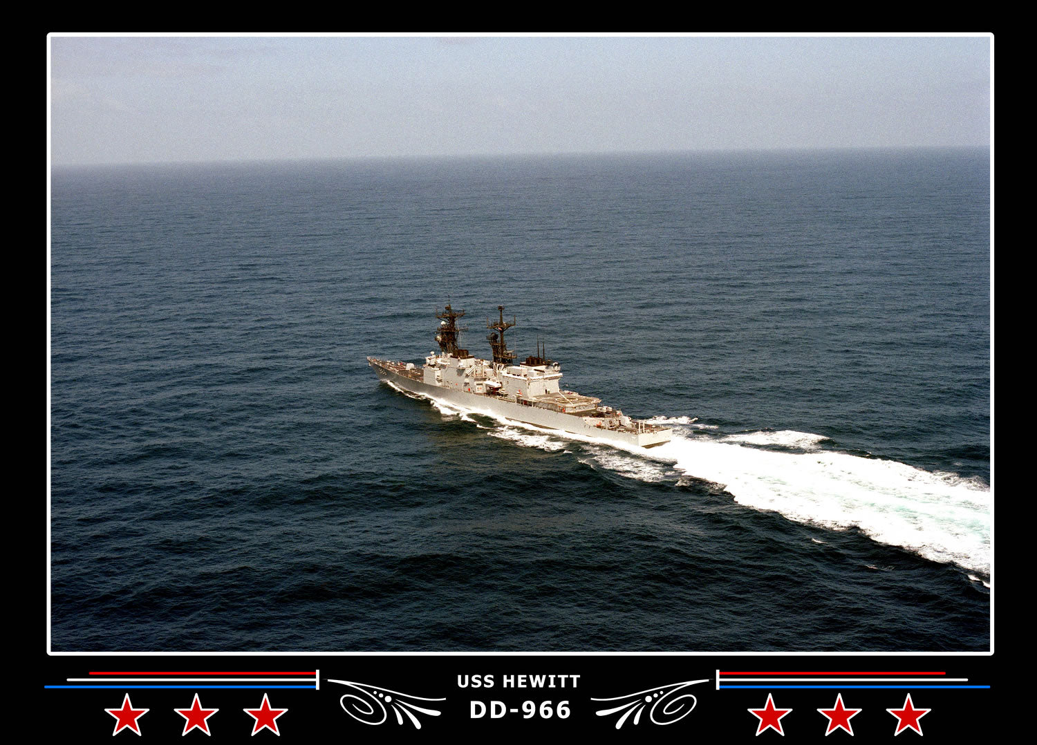 USS Hewitt DD-966 Canvas Photo Print