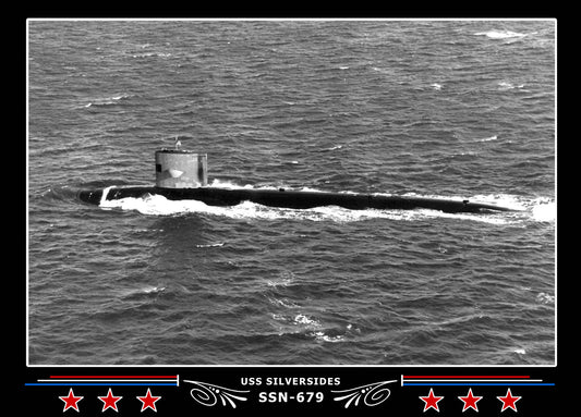 USS Silversides SSN-679 Canvas Photo Print