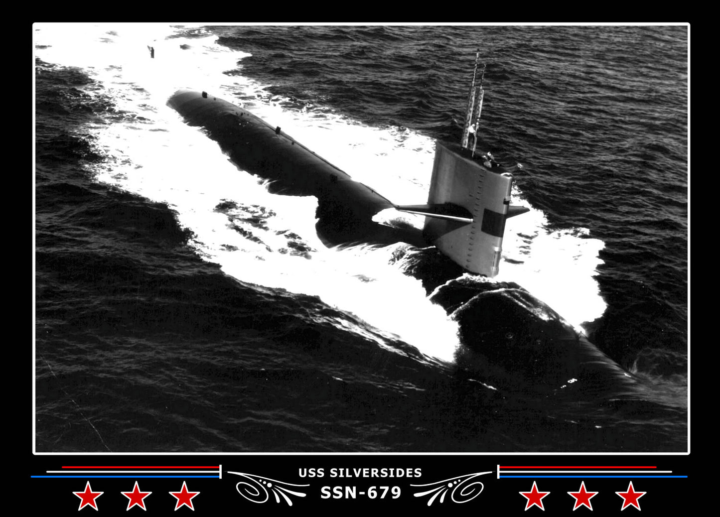 USS Silversides SSN-679 Canvas Photo Print