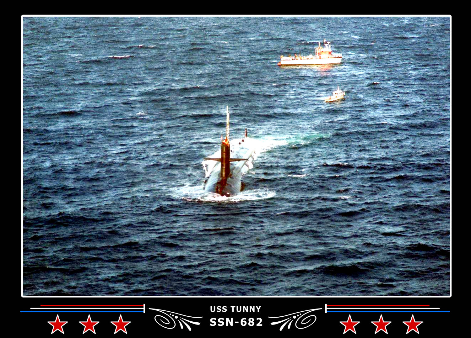 USS Tunny SSN-682 Canvas Photo Print