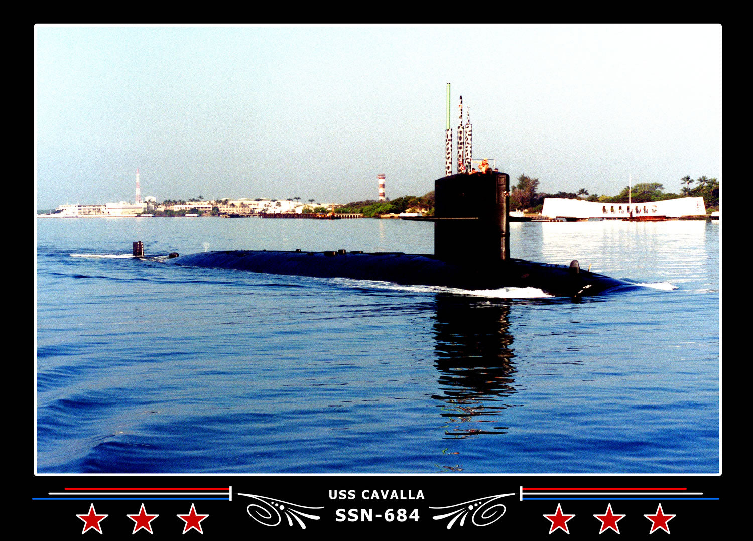 USS Cavalla SSN-684 Canvas Photo Print