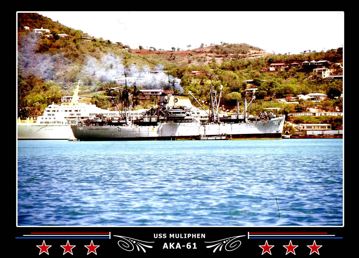 USS Muliphen AKA61 Canvas Photo Print