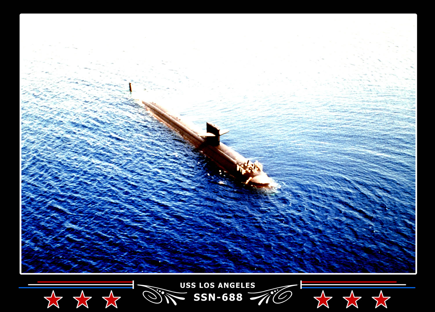 USS Los Angeles SSN-688 Canvas Photo Print